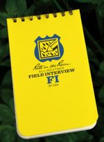 Field Interview Pocket Notebook 3" x 5"